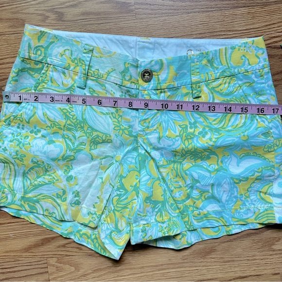 Lilly Pulitzer Callahan Shorts Dandelion Yellow Beach Gypsies | Size 0 NWT - Picture 13 of 13